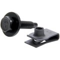 Allstar Performance Allstar Performance ALL18558-50 Body Bolt Kit with Clips - Black; Pack of 50 ALL18558-50